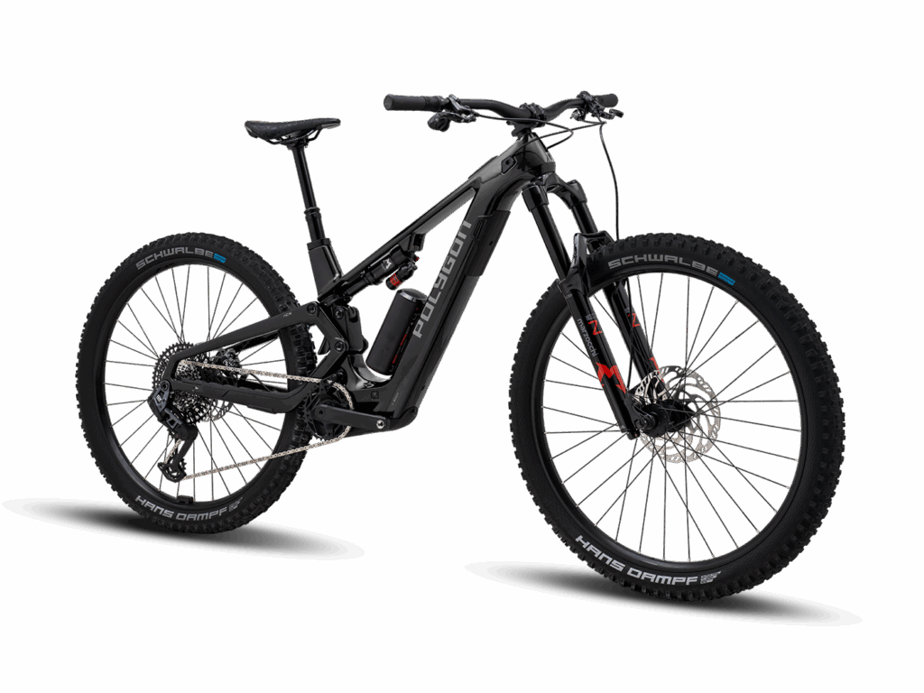 Polygon Bikes - MY25 COLLOSUS TLE-8 BLACK RF WITH BATTERY